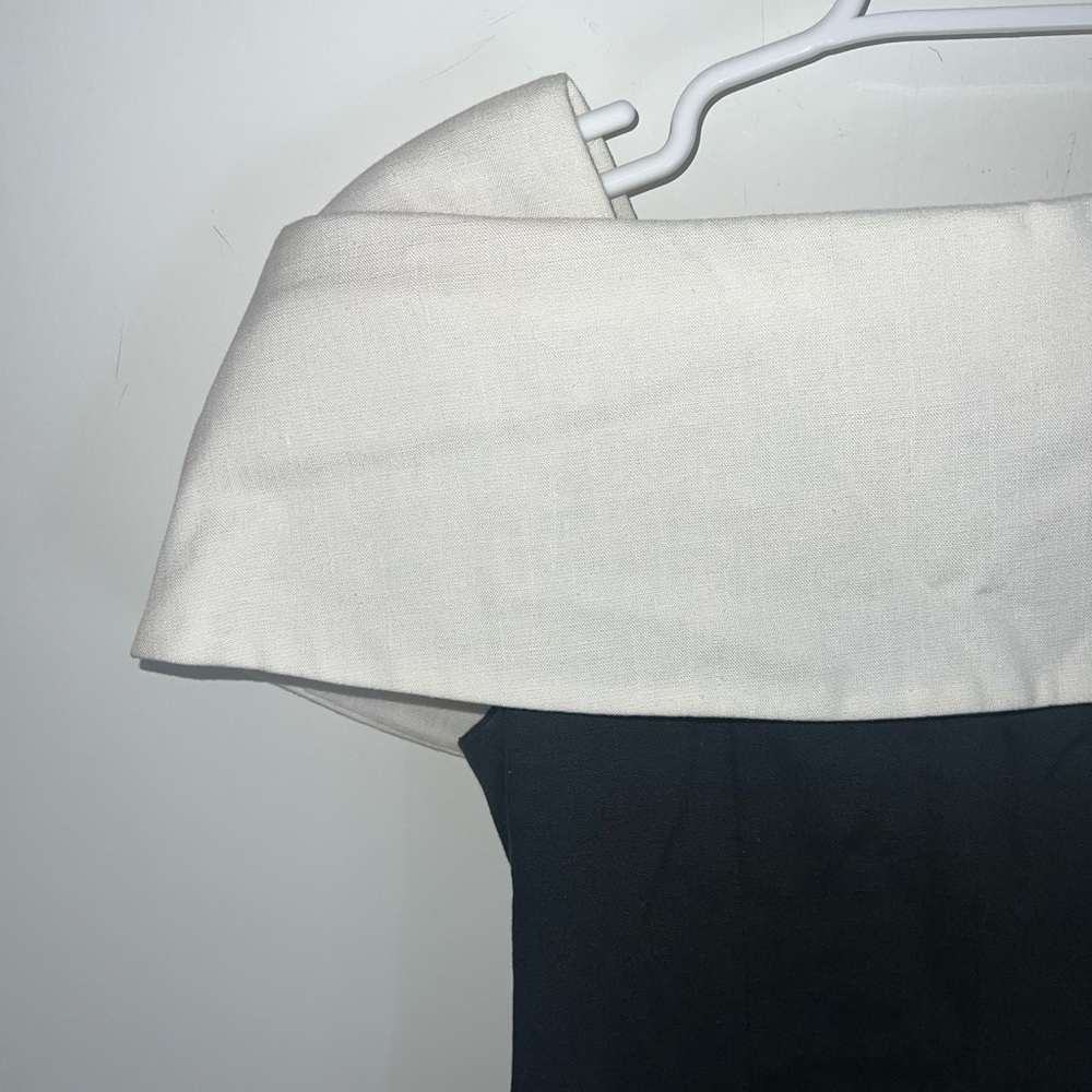 Vintage Jessica Howard Elegant Black and White Dress with Button Detail - Picture 10 of 13
